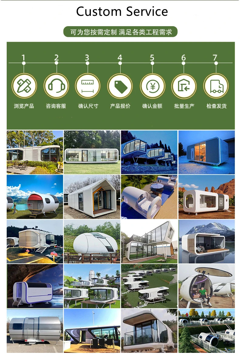 Container House with Light Steel Structure Frame House Container Home Container Housing Units for Sale