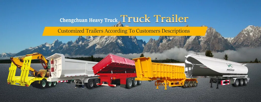 Hot Sale Made in China 3/4/5 Axle Heavy Duty Low Bed Semi Trailer Truck Semi Trailers/Truck Trailer/Semi Trailer/Trailer for Sale