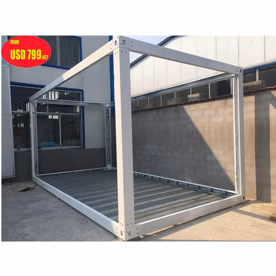 Knock Down Prefabricated Home Container Steel Frame