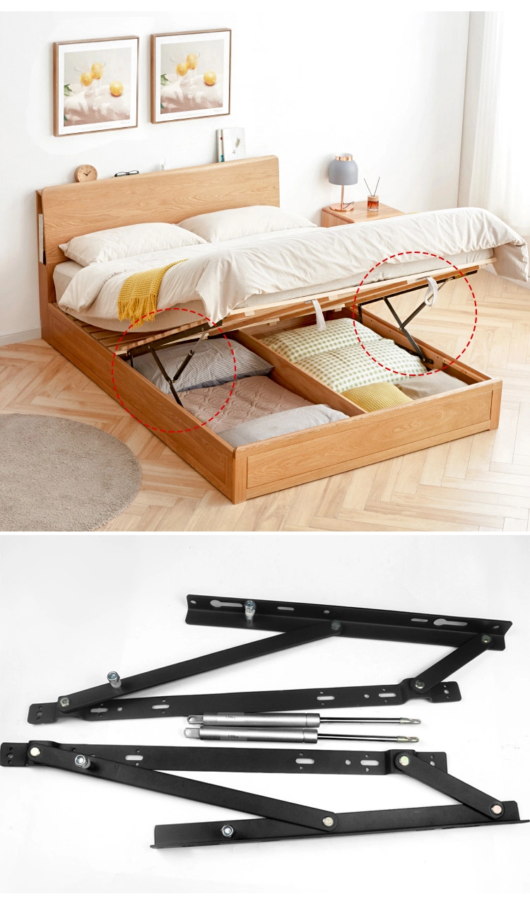 600n Furniture Hinge Lift up Bed Hydraulic Mechanism Sofa Bed Frame Soft Down Folding Mechanism