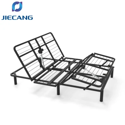 CE Certified Modern Design Bedroom Furniture Metal Adjustable Bed Frame with Factory Price