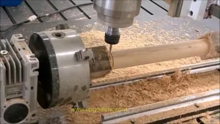 Wood CNC Router 1325 4 Axis with Sunken Dia 150mm Rotary Axis in Y