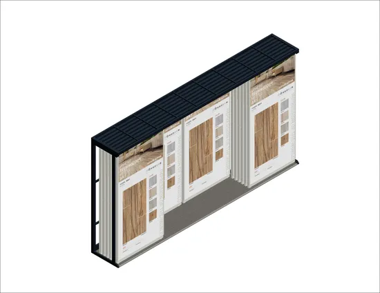 Ceramic Display Rack with Tile Floor