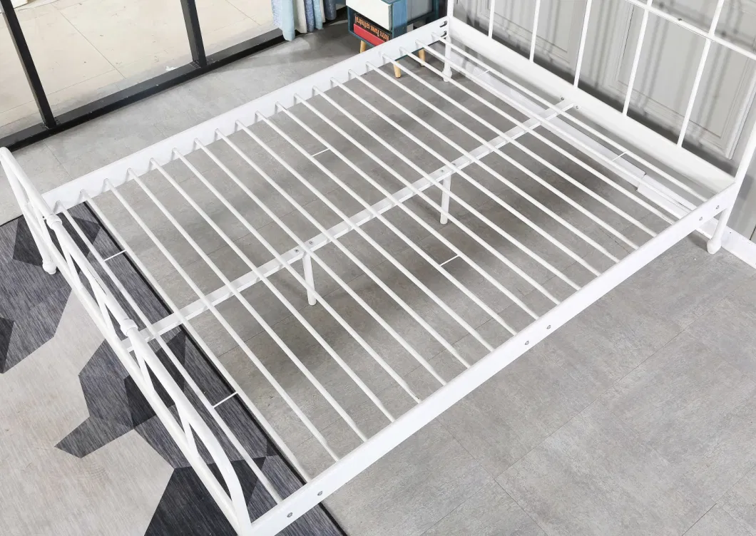 Free Sample Platform Bed Base Mattress Foundation Metal Bed Frame