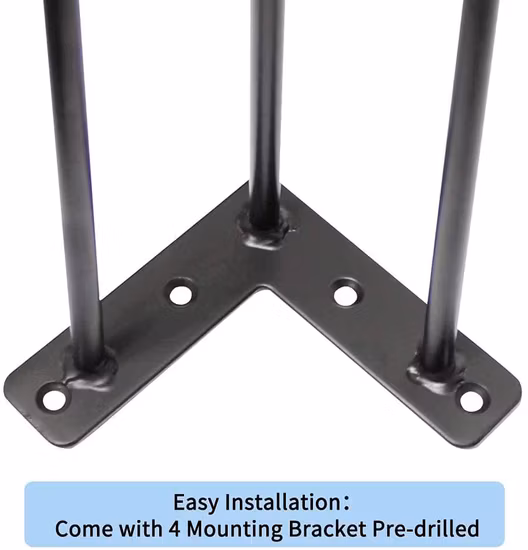 Black Wrought Table Legs Home Furniture Table Frame