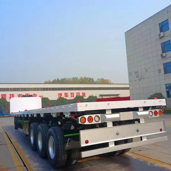 3 Axles 20FT Bulk Tipper Container Carrier Chassis Frame 40 Feet 40ton Heavy Duty Lorry Semi
