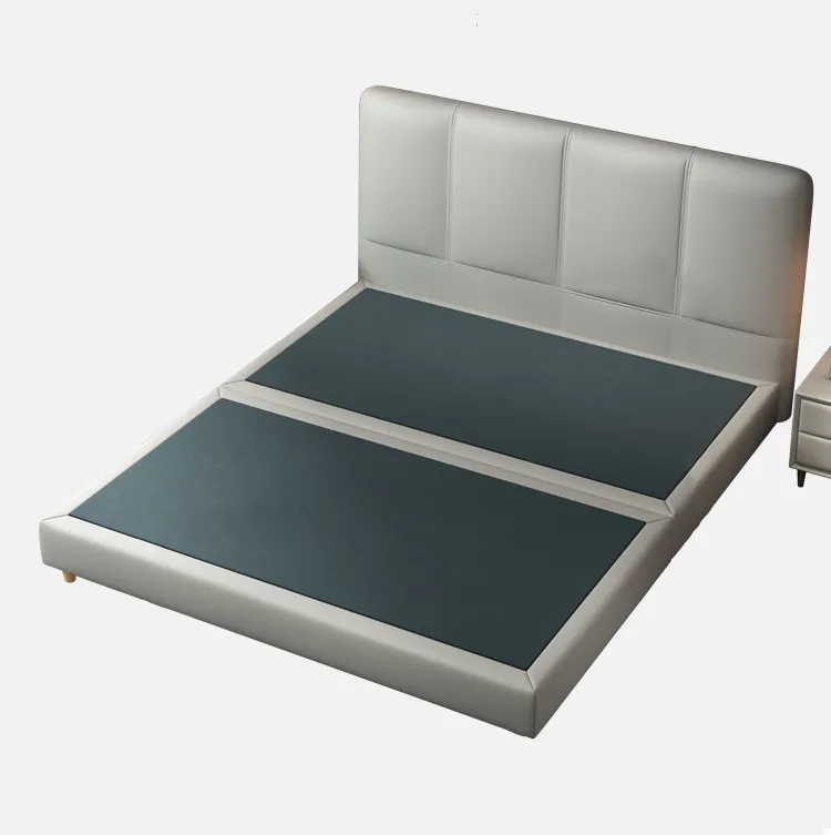Custom Design Any Size Available Modern Bed Frame Upholstered | Metal